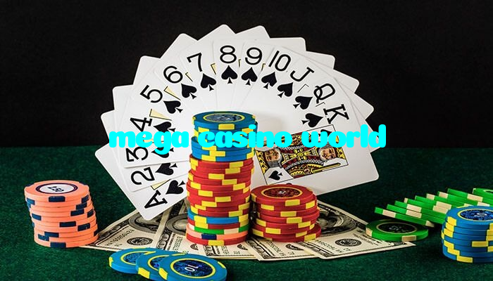 mega casino world casino presented on mobile device in Pakistan with slots and live games